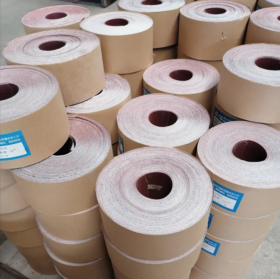 Alumina Oxide Coated Abrasive Red Jumbo Cloth Roll Made in China